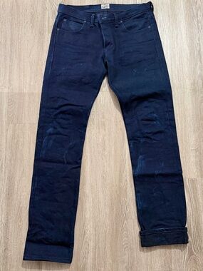Naked & Famous Elephant 4 Skinny Guy Selvedge Jeans Men’s 36 Indigo Denim